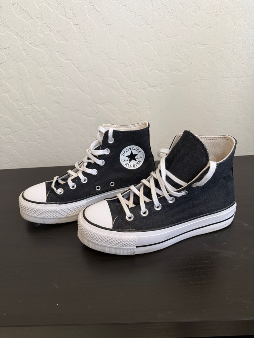 Converse High Top Sneakers - Black and White